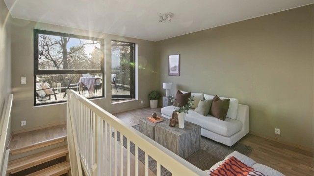 I 3.etasje har du en flott stue med utgang til terrasse.