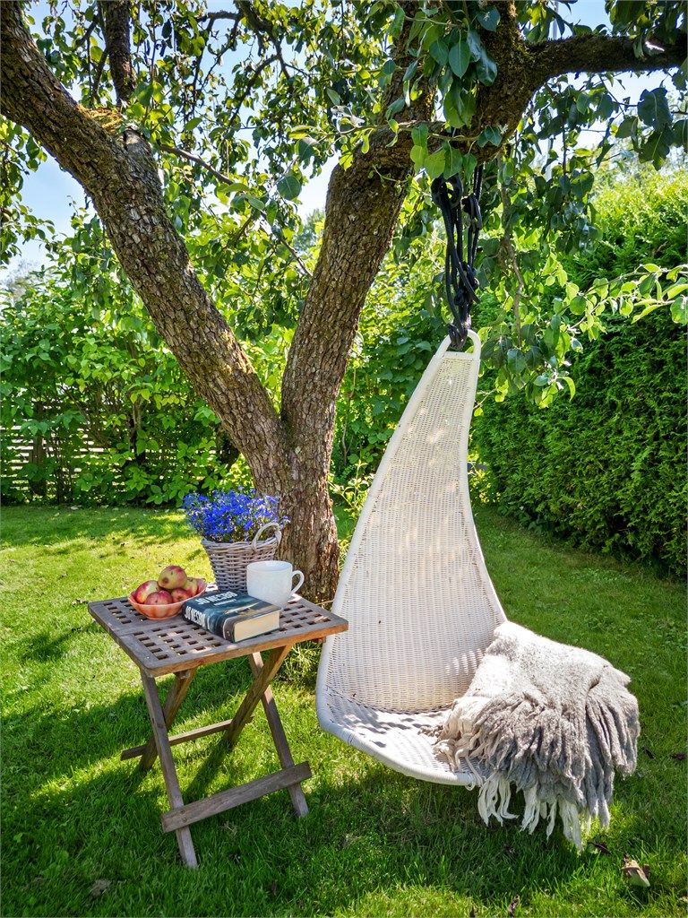 God plass til både lek og avslapping i hagen
