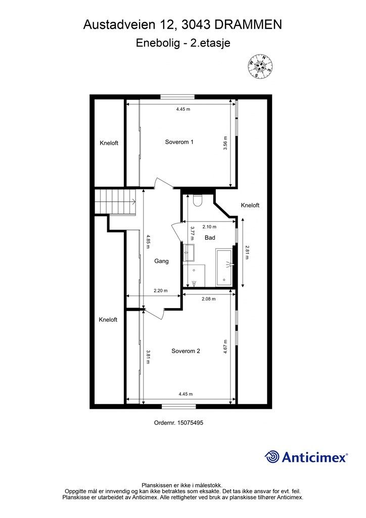 Plantegning - 2. etasje