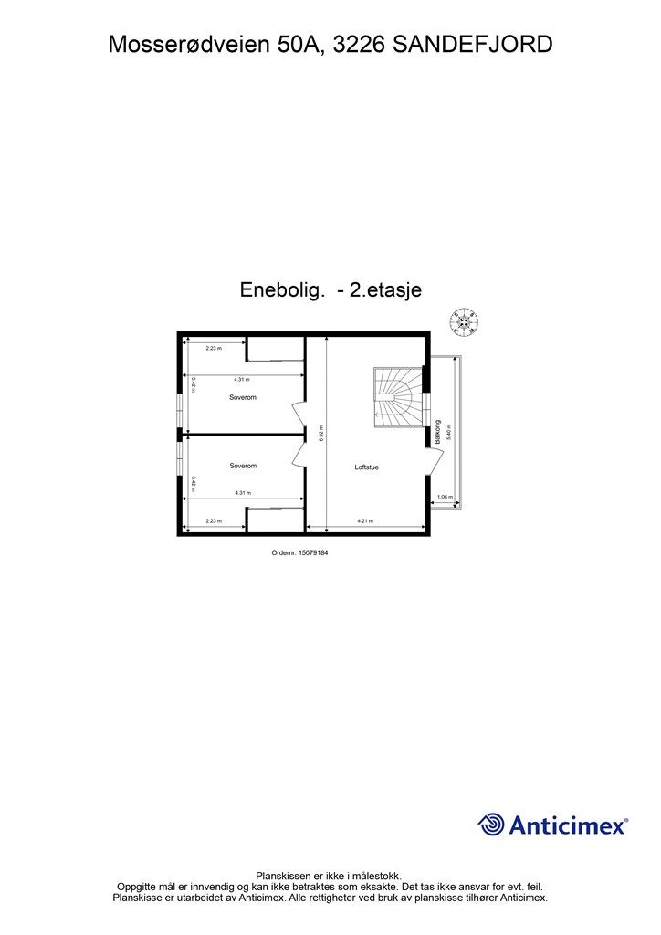 Plantegning 2.etasje