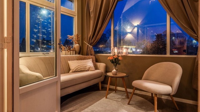 Vinterstuen har varmefolie i gulv.