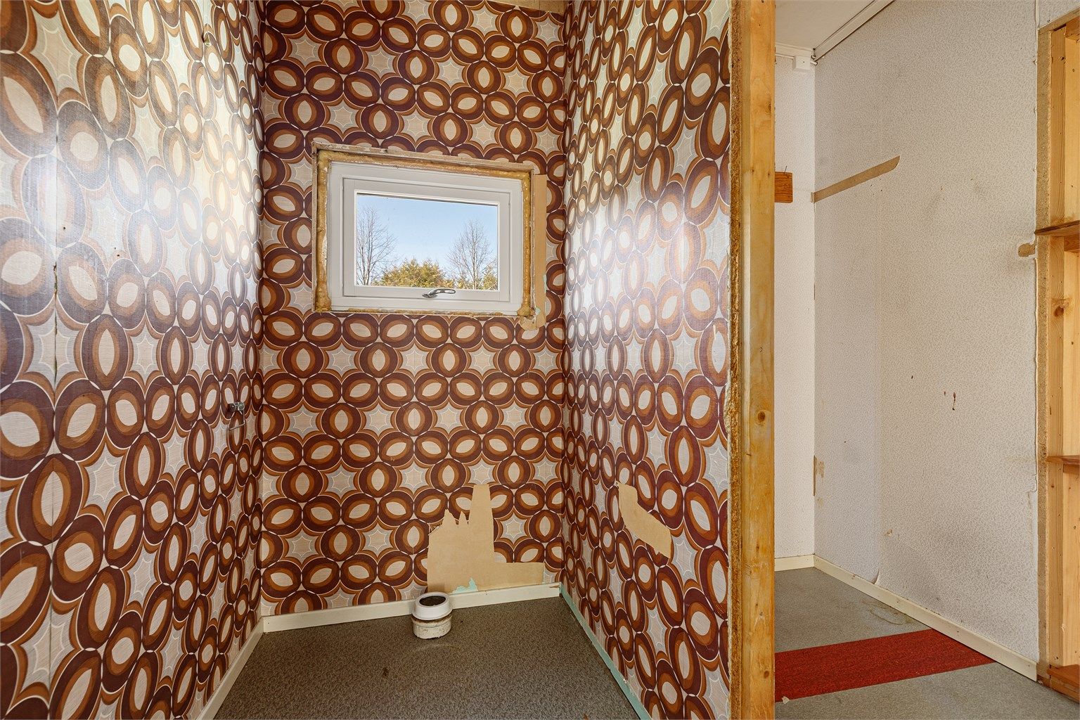 Gang og rom som opprinnelig var wc