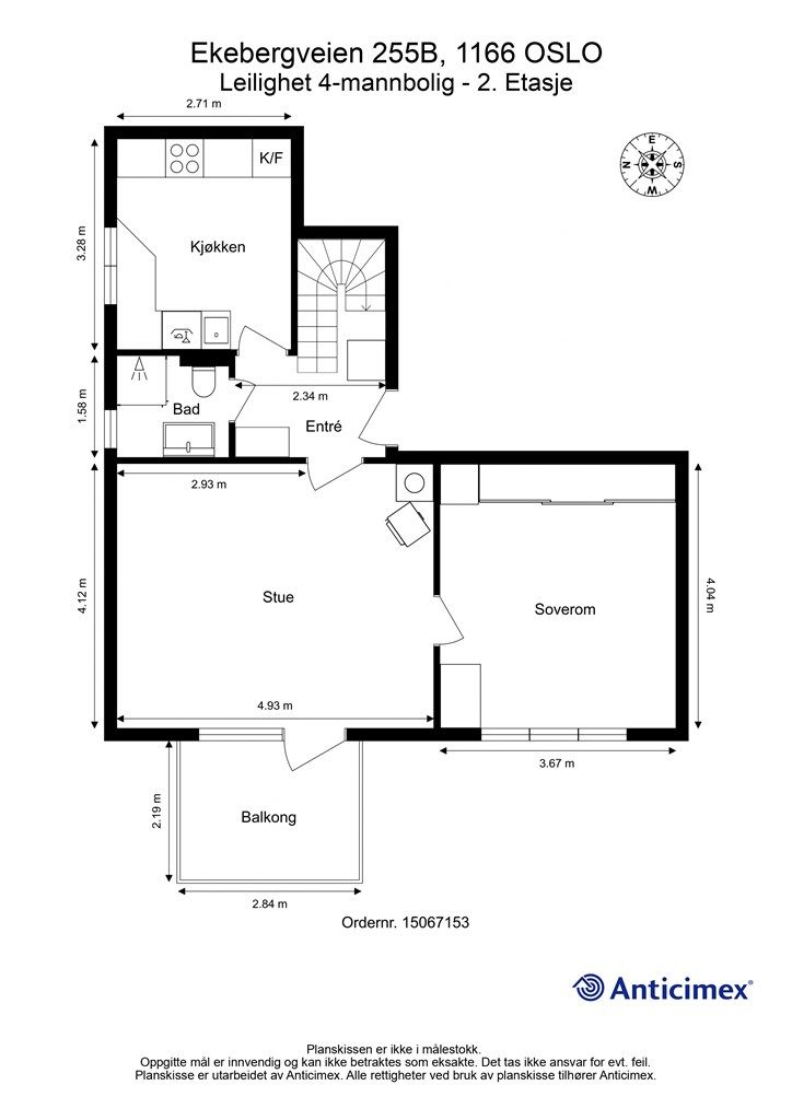 Plantegning 2. etasje.