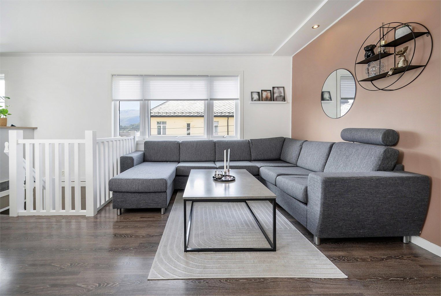 Koselig sofakrok på stuen