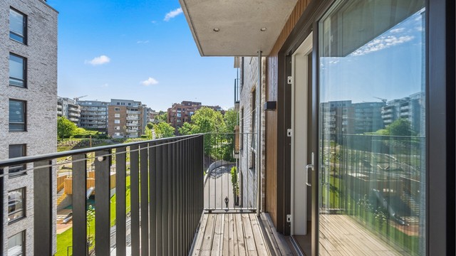 Fra soverommet er det adkomst til privat uteplass