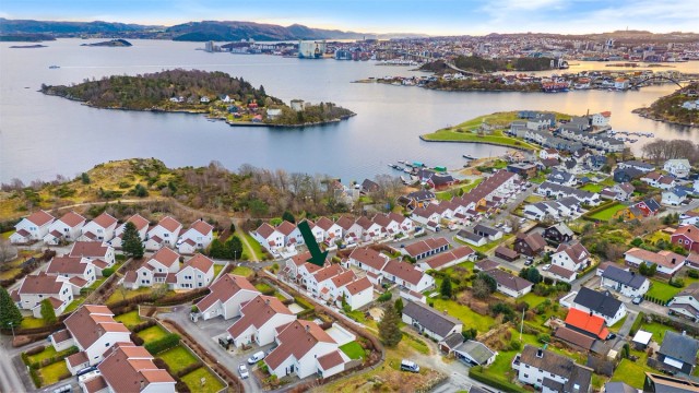 Dragabergveien ligger like utenfor Stavanger sentrum. Det er barnevennlige og fine omgivelser.