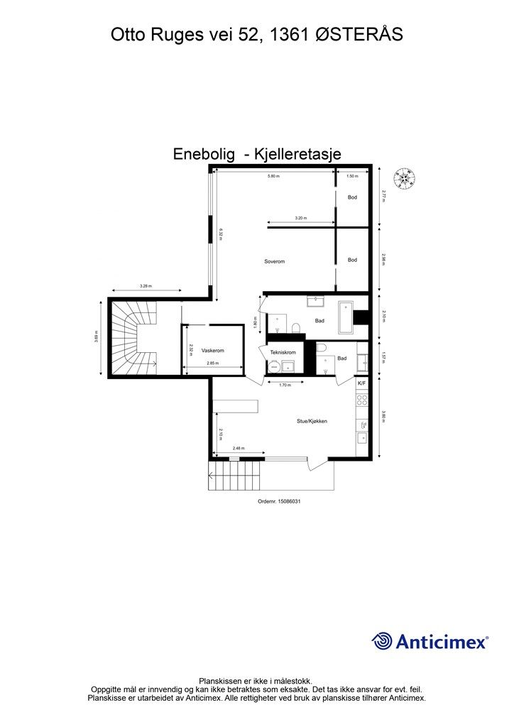 Plantegning - Underetasje