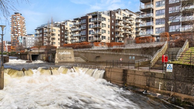 Gangavstand til Akerselva og badeplass i Nydalen.