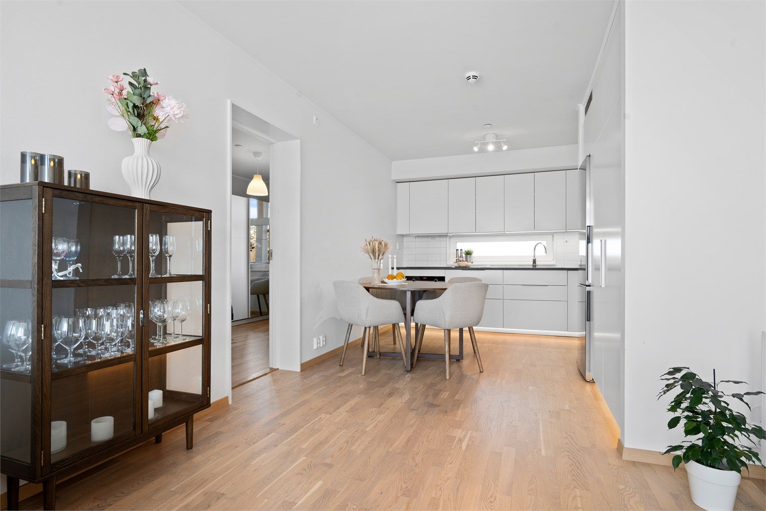 Åpen løsning gir en romslig luftig opplevelse.