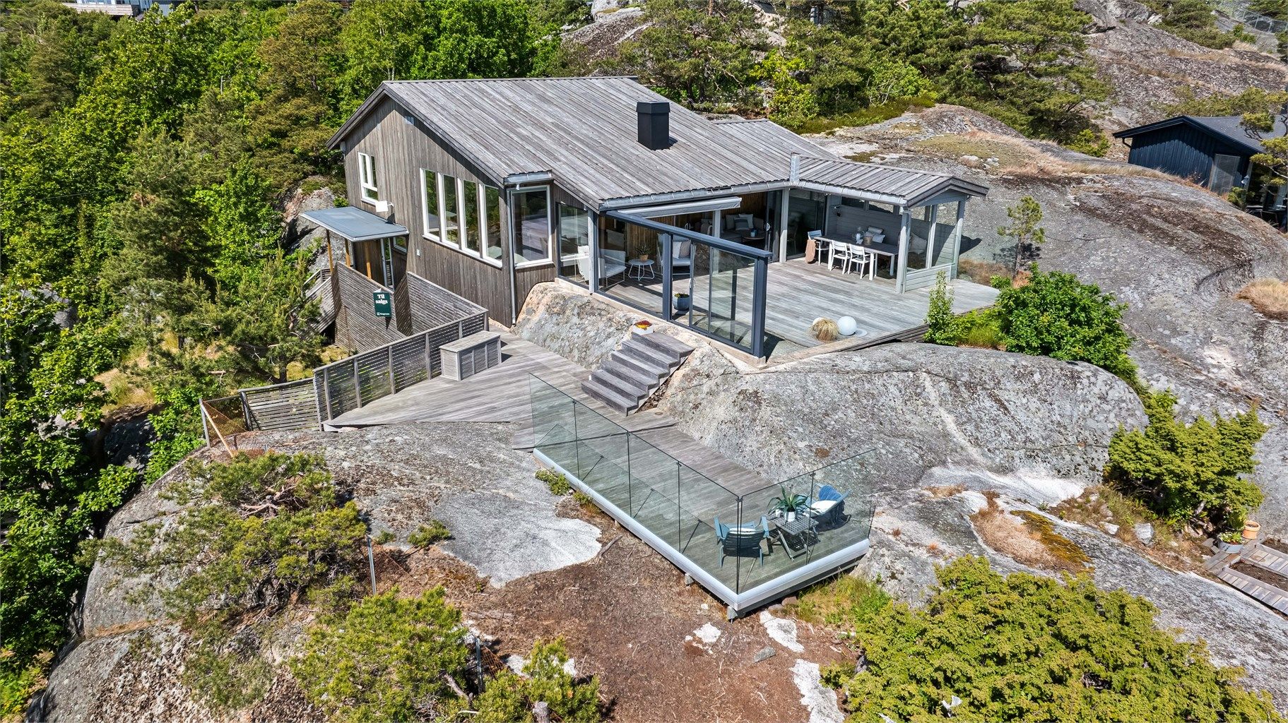 Nyt late sommerdager i rolig omgivelser.