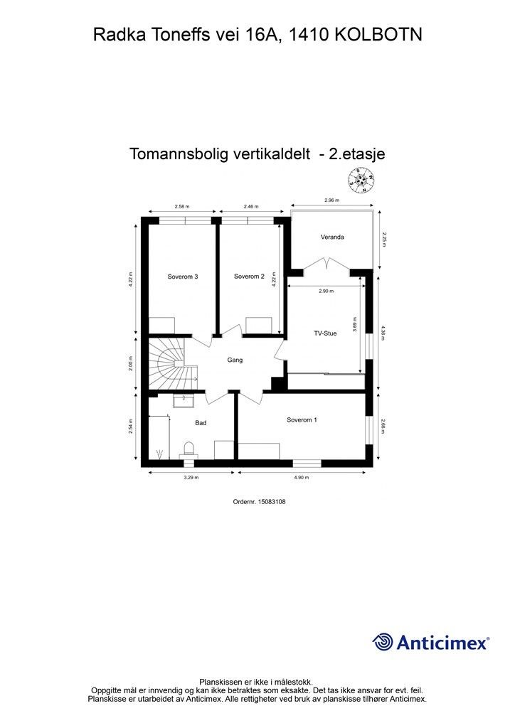 Plantegning - 2.etasje