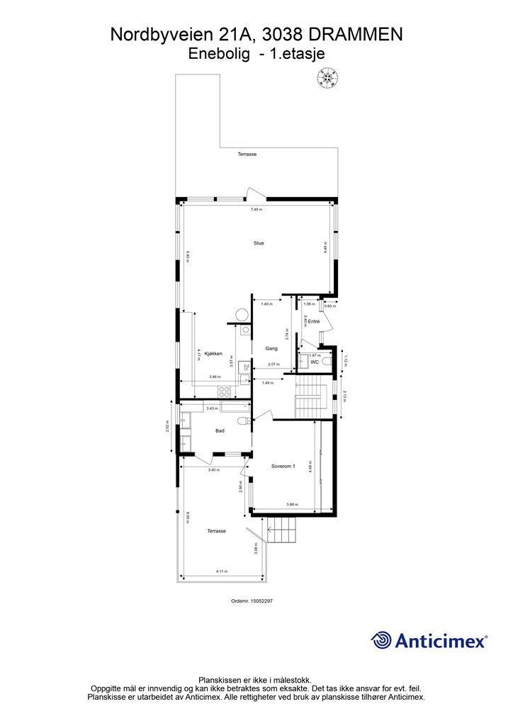 Plantegning 1. etasje