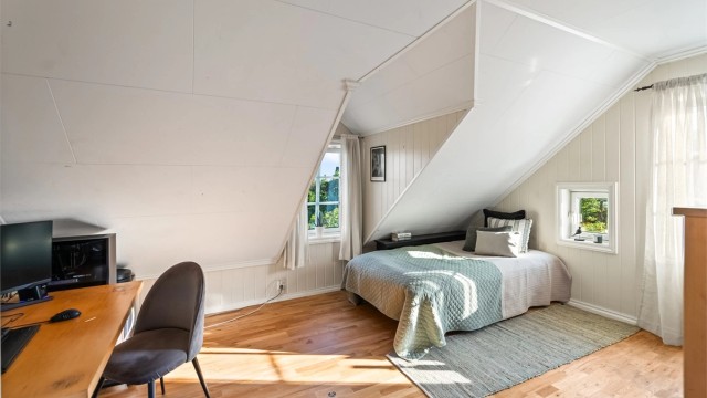 Soverom nummer fem. Her er det rikelig med plass til storfamilien.