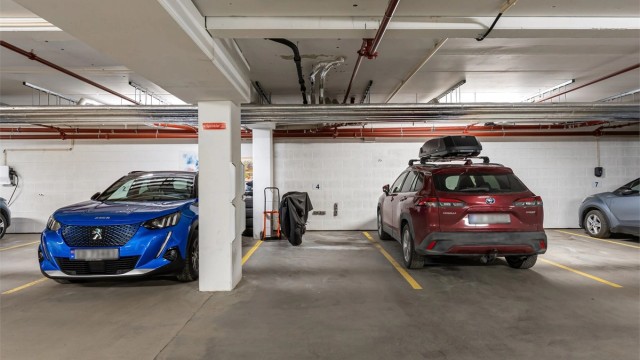 Parkering for én bil i felles garasjeanlegg