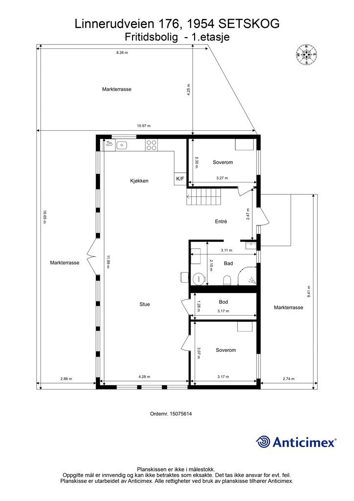 Plantegning - 1.etasje