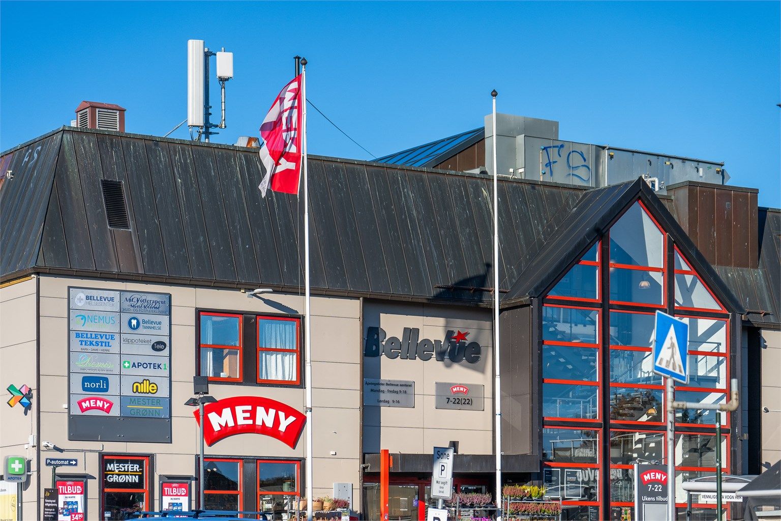 Meny på Teie Torv
