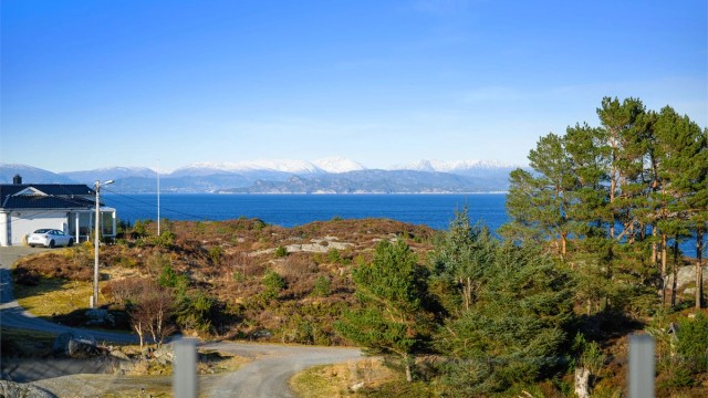 Utsikt fra innkjørsel