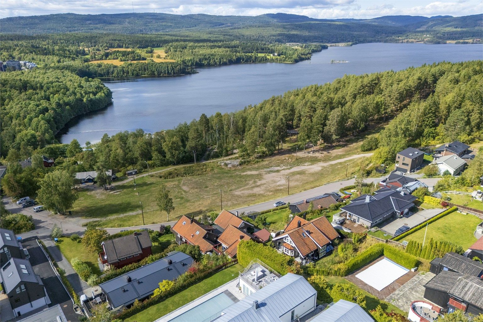 Utsikt over Maridalsvannet