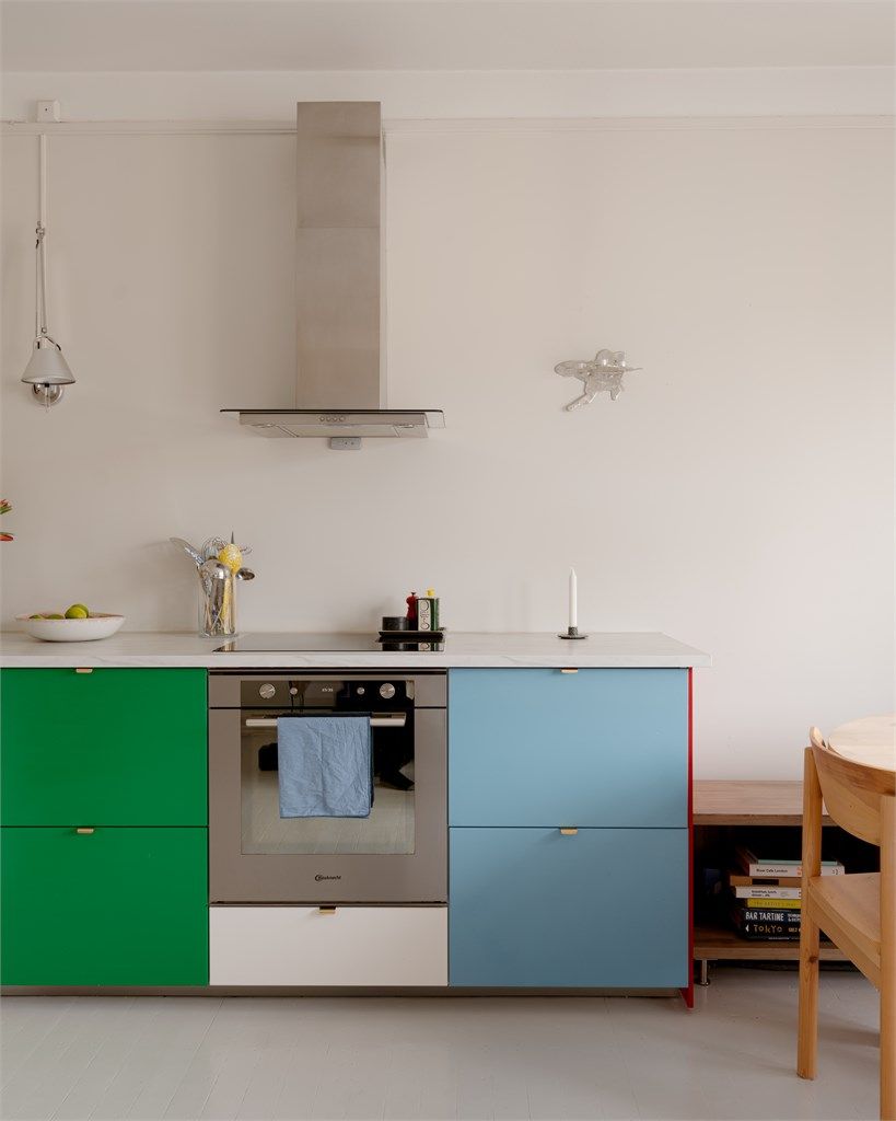 Bevisste farge og materialvalg sørger for at dette er en leilighet som skiller seg ut i mengden!