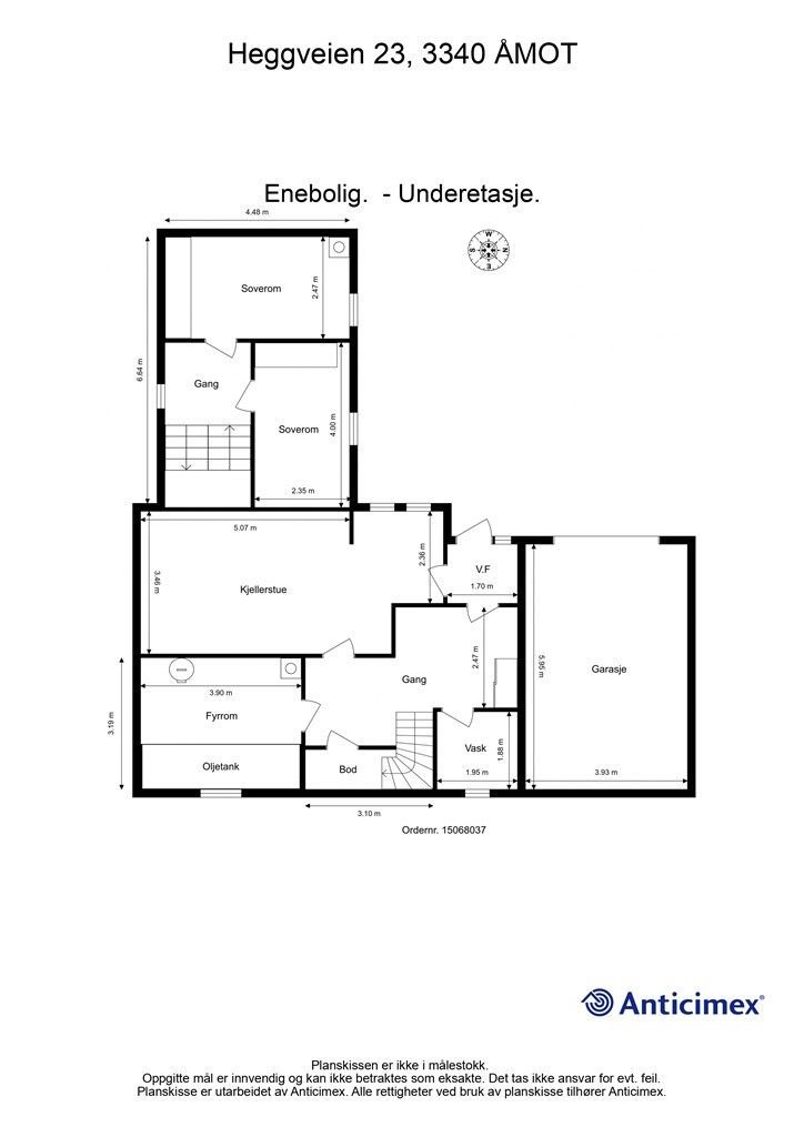 Plantegning - Underetasje