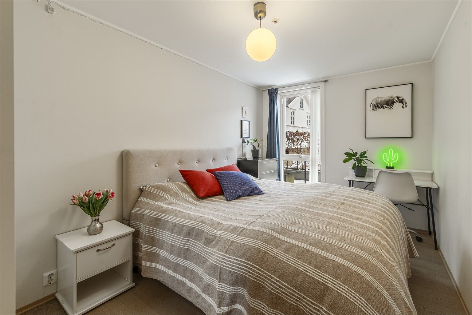 Gjesterom har også god størrelse