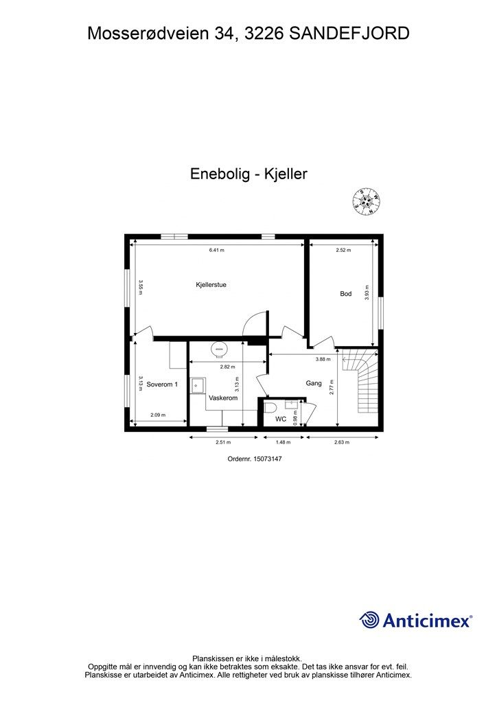 Plantegning - Kjeller