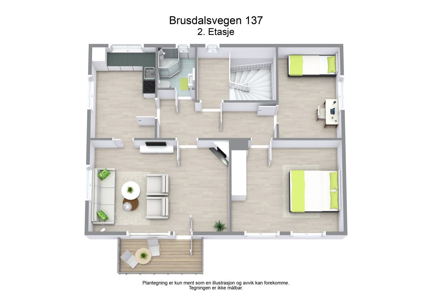 Brusdalsvegen 137 2. Etasje