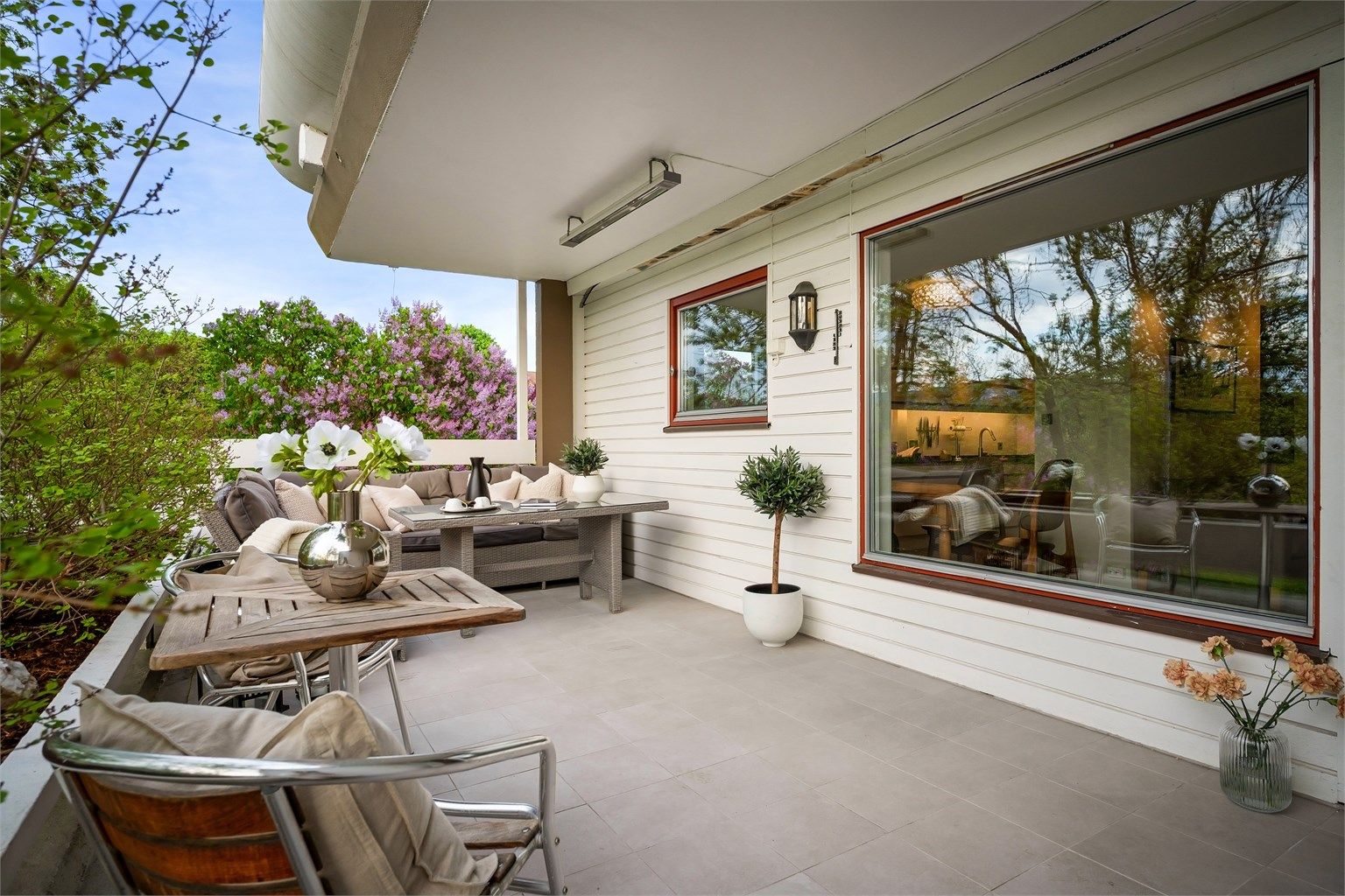 Her er det rikelig med plass til både avslapning og hyggelige sammenkomster