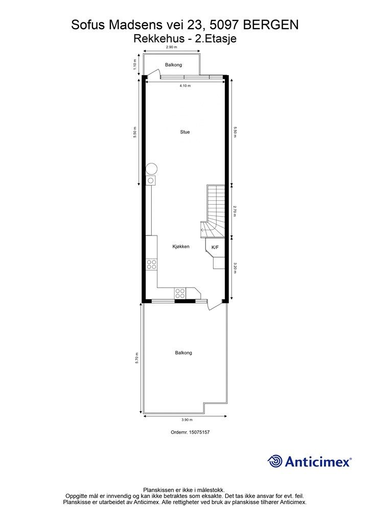 - Plantegning 2. etasje -