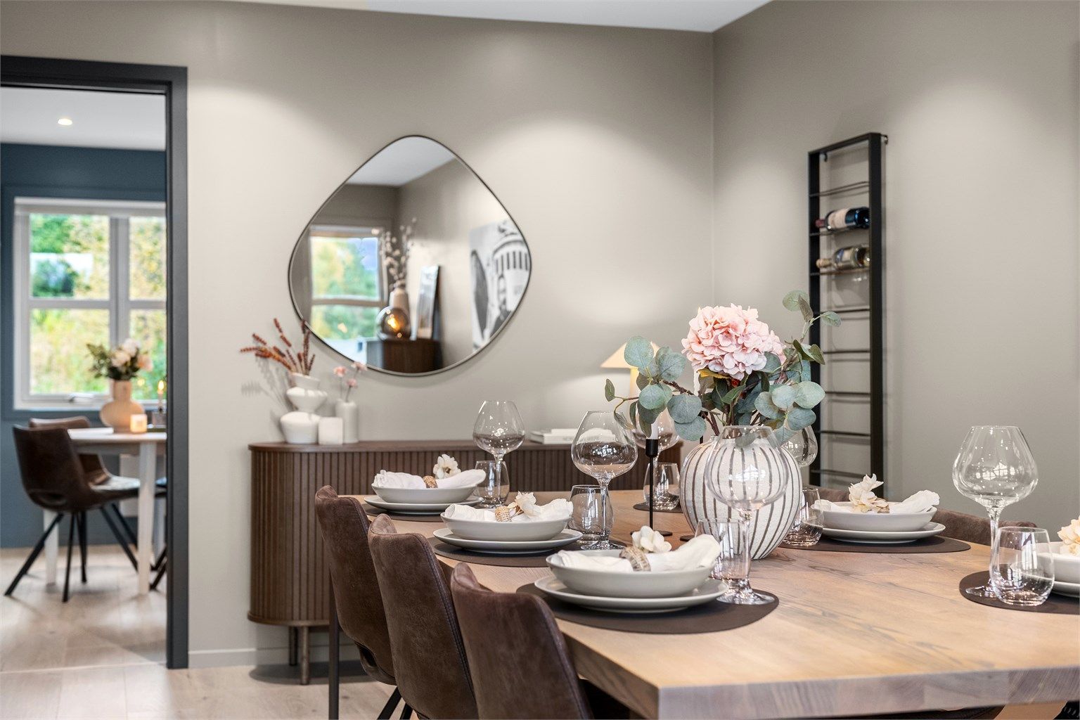 Detaljefoto fra spisestuen
