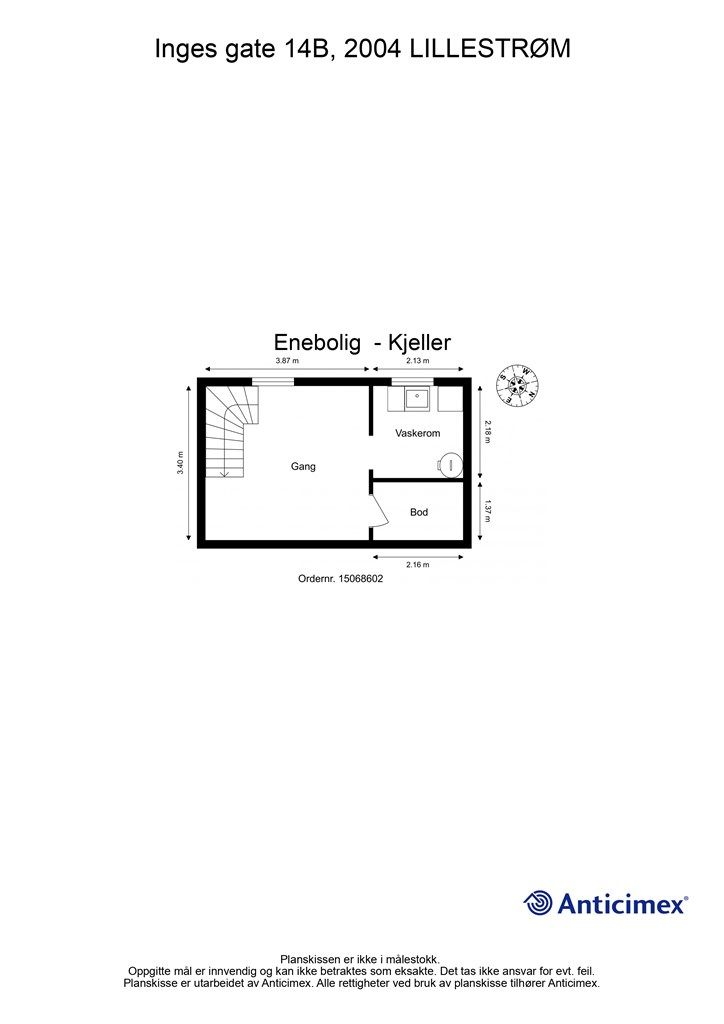 Plantegning- Kjeller.