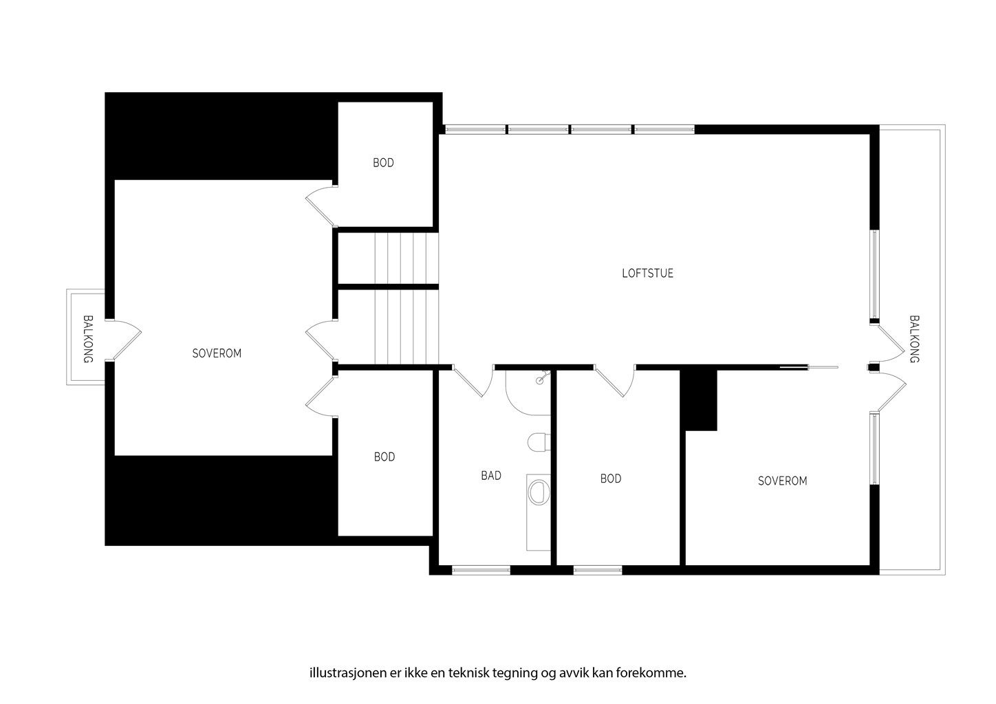 Plantegning 2.etasje