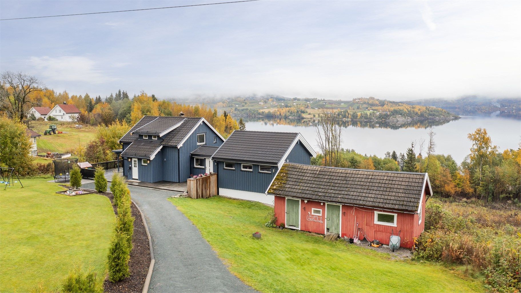 Tilbygget stuedel i 2020