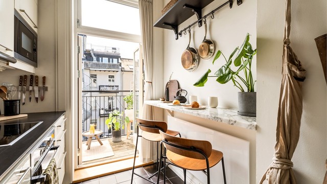En smart barløsning gir en hyggelig frokostplass.