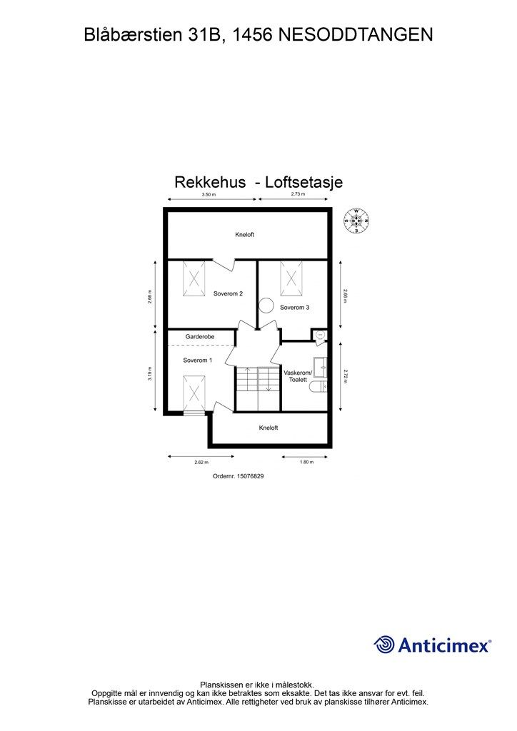 Plantegning-Loftsetasje 