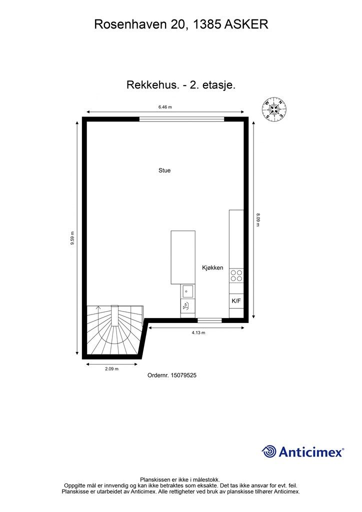 Plantegning - 2. etasje