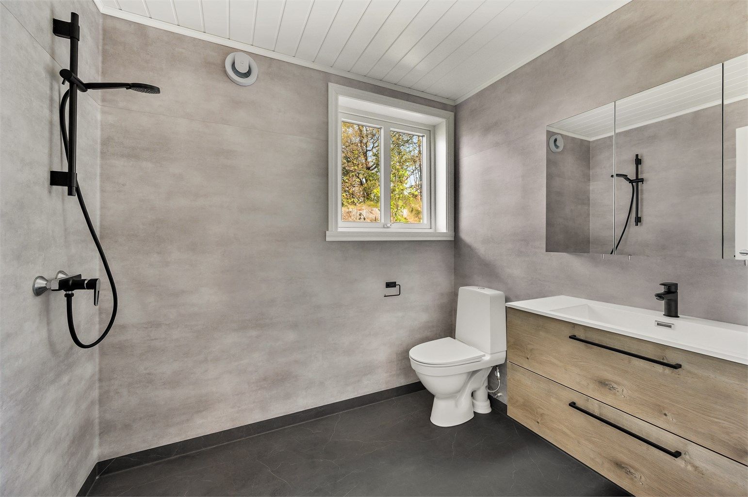 Badet i første etasje 
