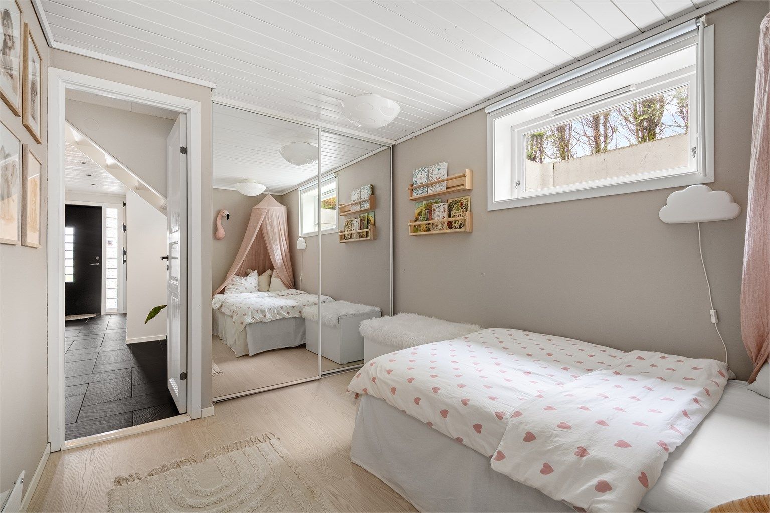 Trenger man ikke ha dette som soverom, kan det være en en tv-stue, kontor, hobbyrom , treningsrom. Flere valg har du her. 