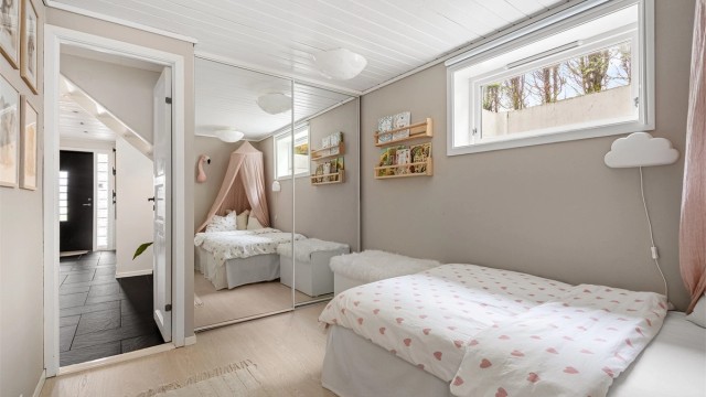 Trenger man ikke ha dette som soverom, kan det være en en tv-stue, kontor, hobbyrom , treningsrom. Flere valg har du her.