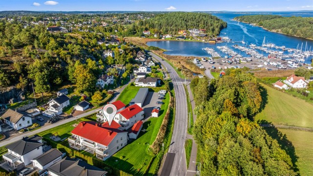 Kort vei til Arås båthavn med den fantastiske skjærgården på utsiden.