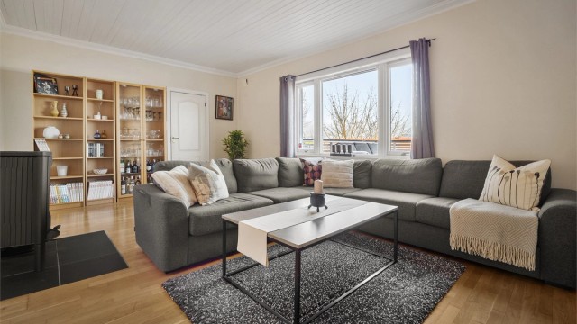 3-roms selveierleilighet i 1. etasje med flott utsikt. Foto: Stine Prøitz Jørgensen