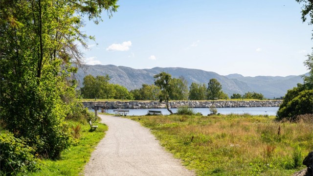 Vannassen er også inne gåavstand fra boligen.