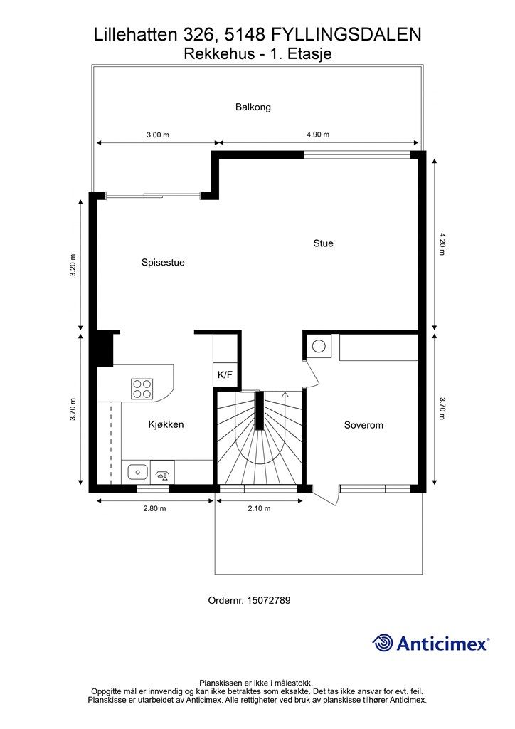 Plantegning - 1. Etasje