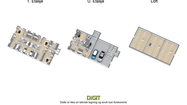Hadelandsveien 1062-1068 - 3D