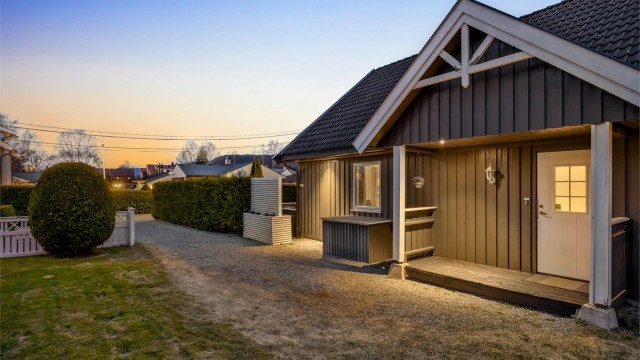 Eiendommen ligger i en rolig blindvei uten gjennomgangstrafikk.
Foto: Stine Jørgensen Prøitz