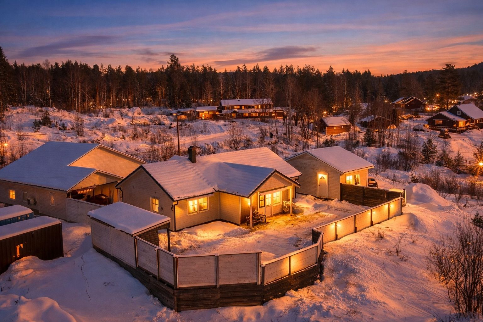 Fredrik Christoffersen presenterer: Gislesjøvegen 47! Foto: Danny Twang. (OBS! AI-redigert bilde)