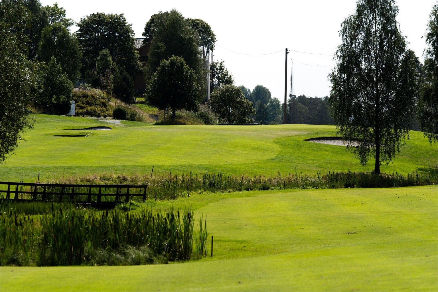Det er heller ikke langt til Oppegård golfbane. Foto: Oppegård golfklubb 