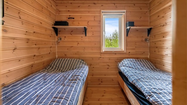 Det tredje soverommet har plass til to enkeltsenger.