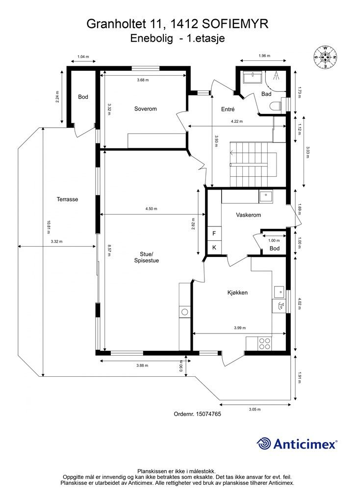 Plantegning - 1.etasje