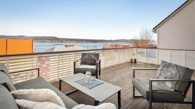 Veranda fra 2023 på 24 kvm - Veranda er ikke byggesøkt eller godkjent. Foto: Stine Prøitz Jørgensen